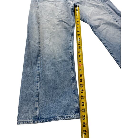 MOTHER The Half Pipe High Rise Ankle Wide Leg Barrel Jeans Blue  29 $258 - Picture 10 of 11